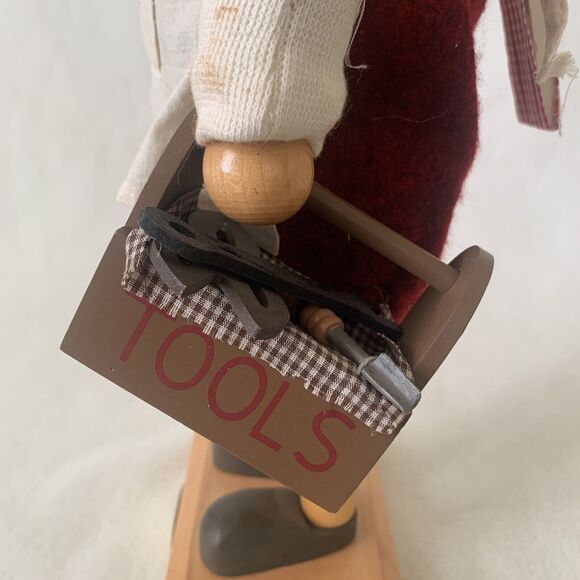 Grandeur Noel 2000 Collector's‎ Edition 17" Wooden Santa Nutcracker Toy Maker - Picture 11 of 16